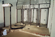 Toiletten in de kazerne (foto 1999)